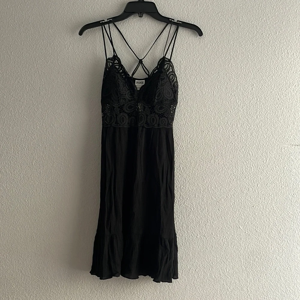 Pink by Victoria’s Secret black mini dress size XS - Picture 1 of 6